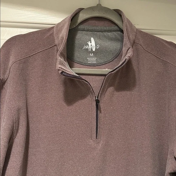 Johnnie-O medium cedar color Quarter-Zip Pullover. Great condition - Picture 2 of 3